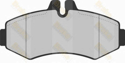 BRAKE ENGINEERING pa1181 -  Комплект тормозных колодок, дисковый тормоз